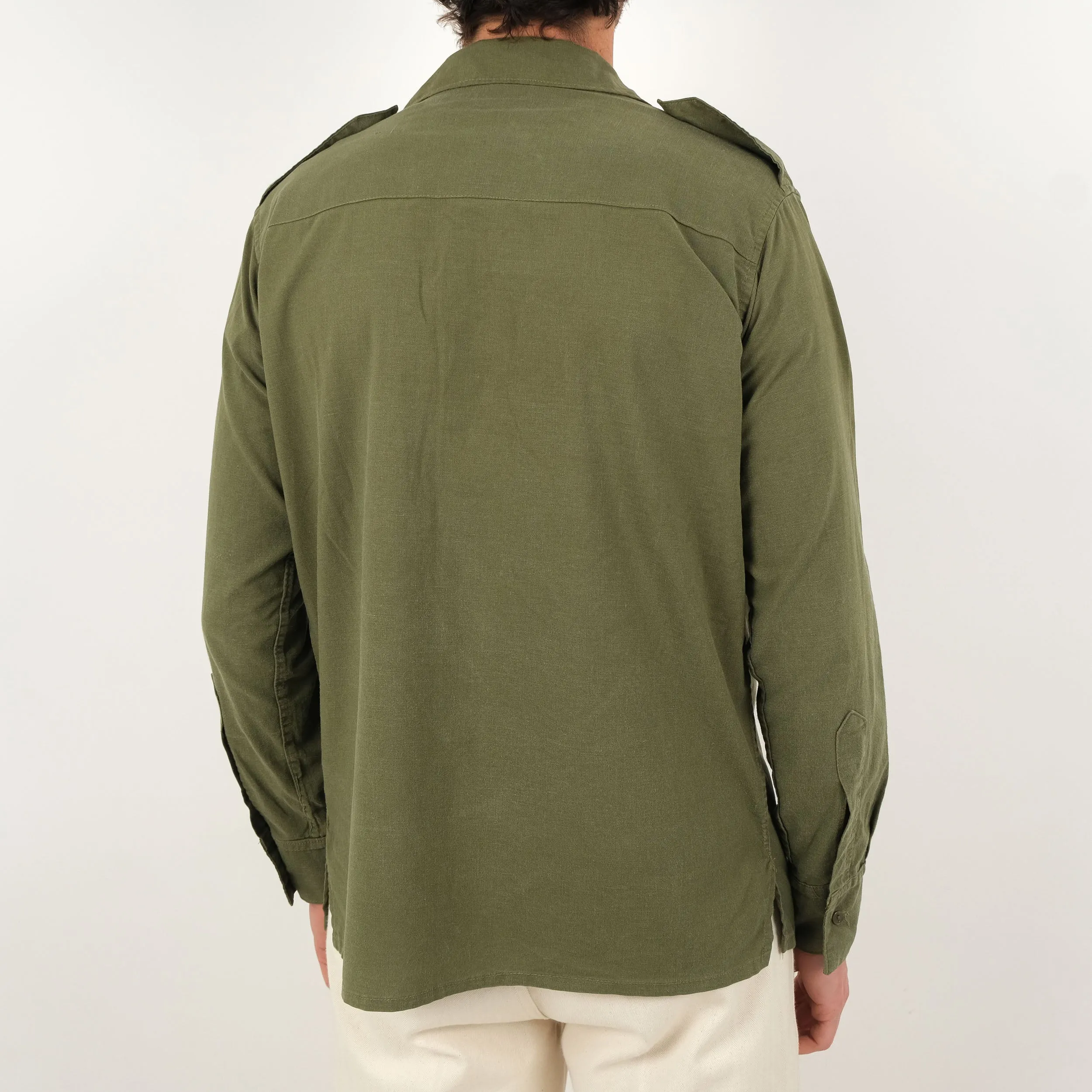 SPANISH OLIVE GREEN SHIRT