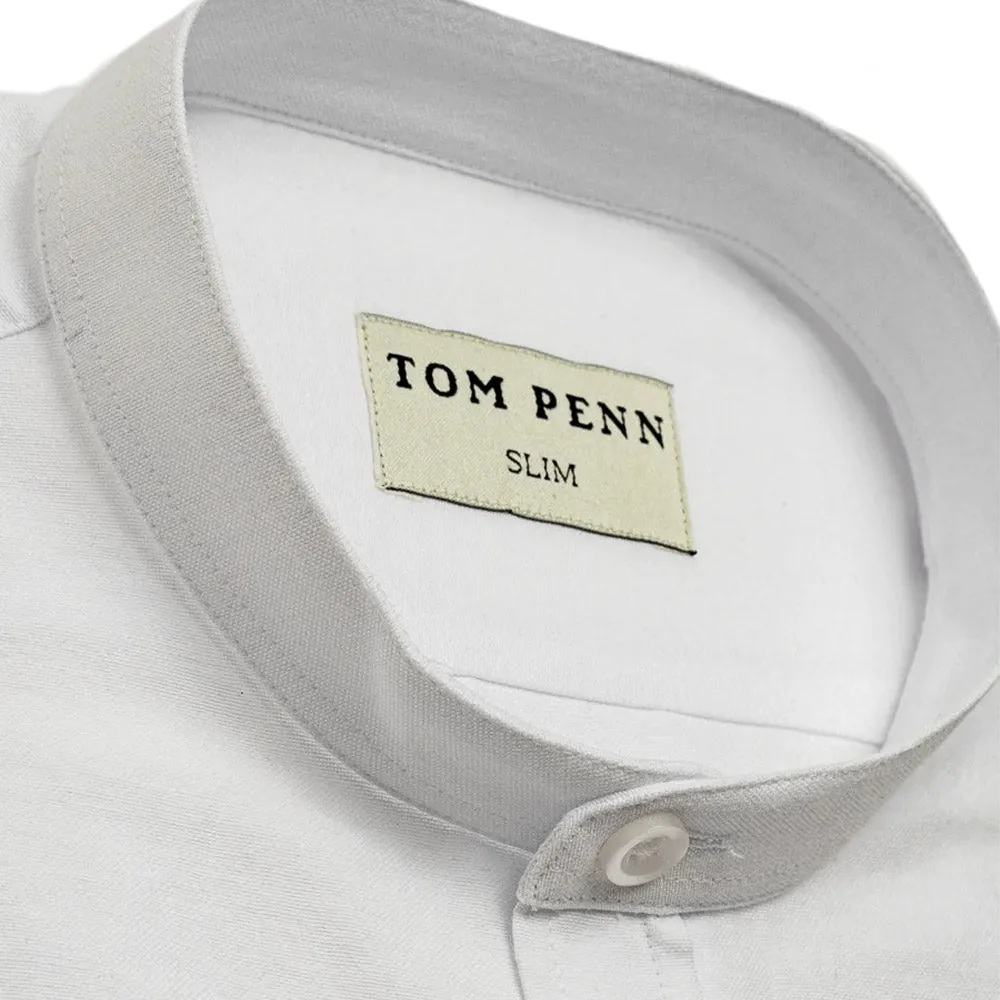 Tom Penn Grandad Shirt - White