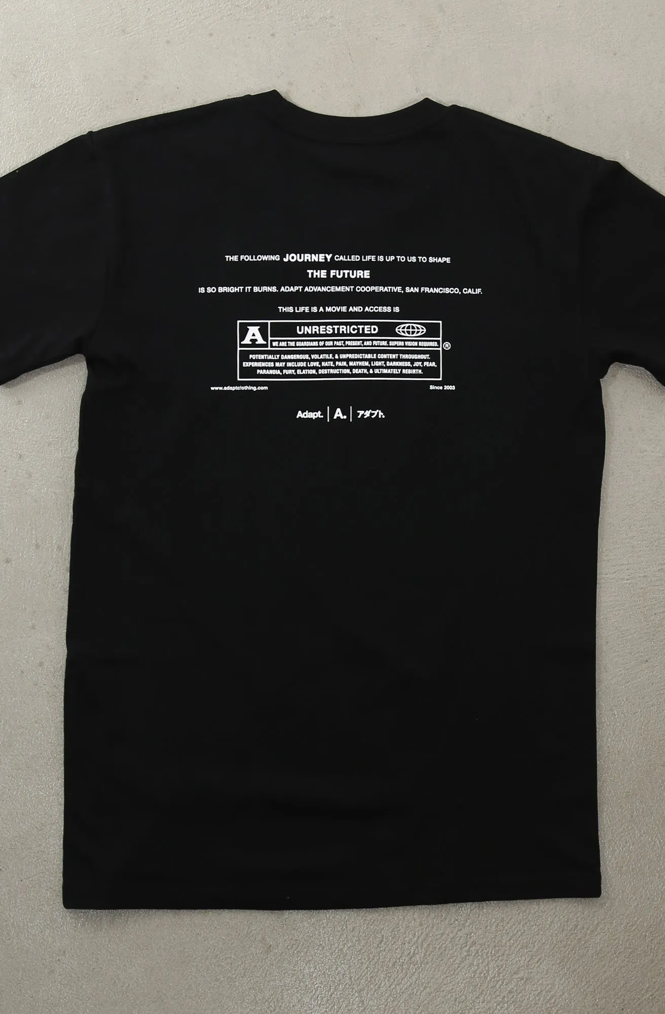 Unrestricted (Men's Black A1 Tee)