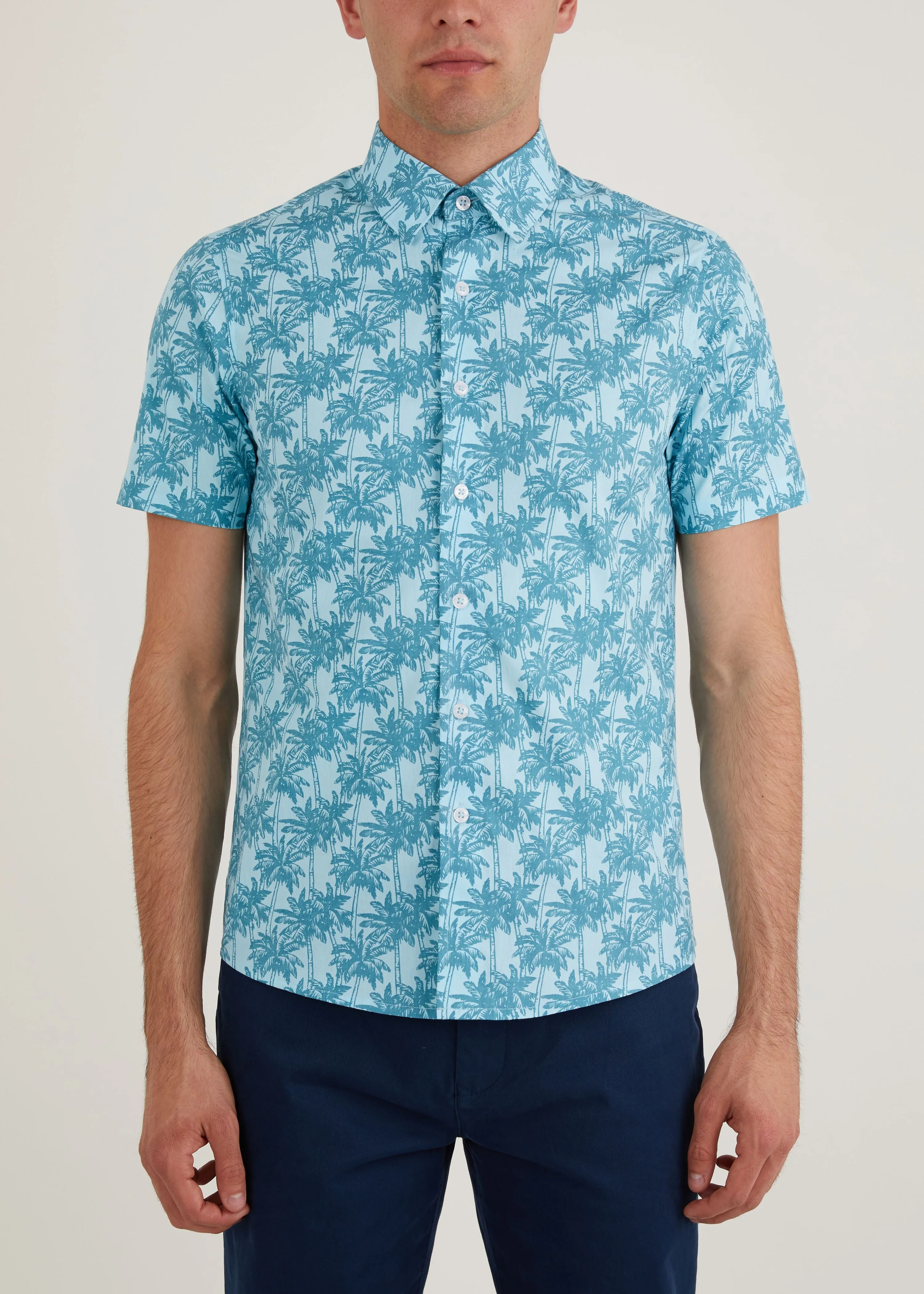 Vale Short Sleeve Shirt - Light Blue