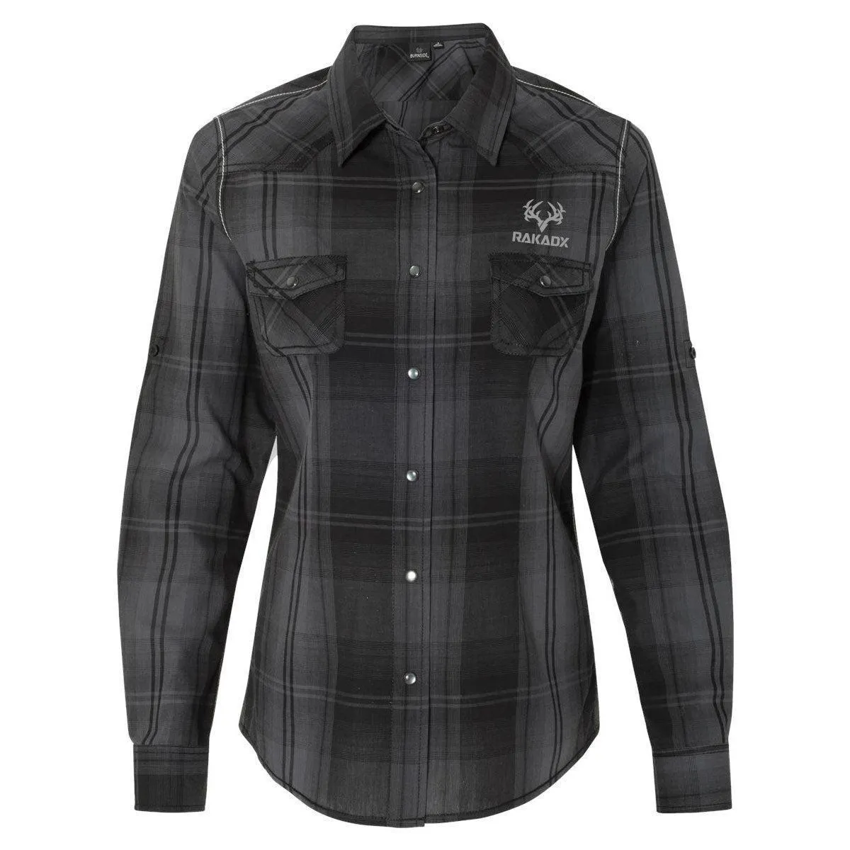 Womens Jasper Western Shirt | Black - Clearance