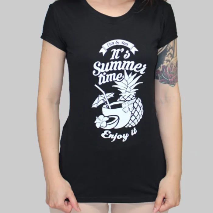 Women's Organic Cotton It's Summer Time T-shirt